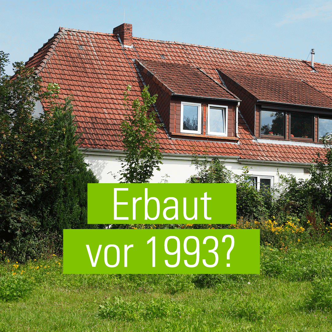 Asbestgefahr in Häusern, die vor 1993 erbaut wurden